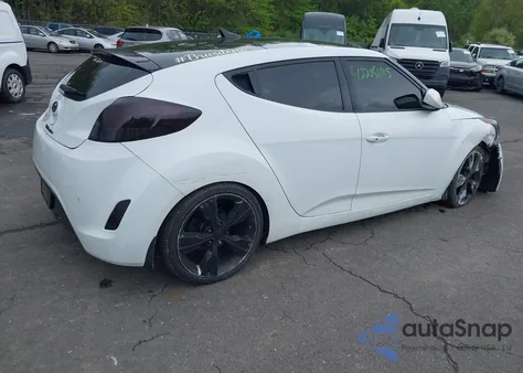 2012 Hyundai Veloster Base W/Gray from USA, damaged, VIN KMHTC6AD6CU021176